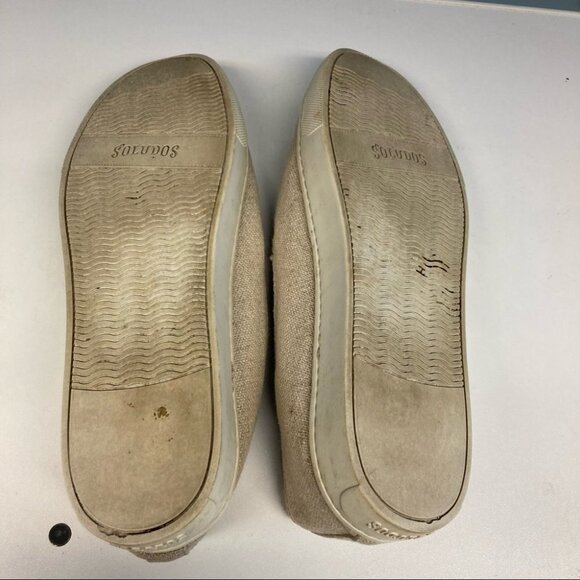 SOLUDOS Sz 8 Jason Polan Collab Hamburger Fries Slip On Canvas Rubber Sole - Picture 7 of 9